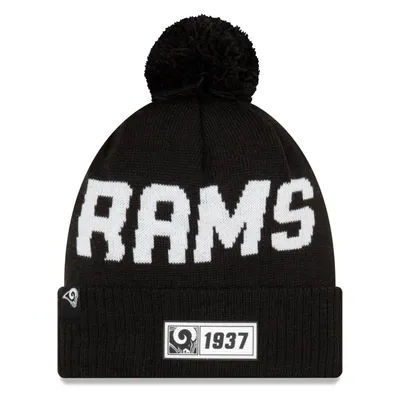 Produktbild von New Era Los Angeles Rams NFL 2019 Sideline Road 1937 Beanie  schwarz One-Size