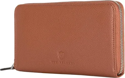 Produktbild von Leder Geldbörse mit RFID Schutz für Damen und Herren Portemonnaie aus echtem Nappaleder mit 16 Kartenfächern Münzfach langlebig elegant