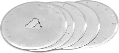 Produktbild von vhbw 5x Ersatzklingen für Rollschneider, Rollmesser, Cutter - Klingen, 28 mm
