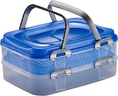 Image de Boîte alimentaire PIKNIK DUO 40x30x18cm - mélange de variantes ou de couleurs