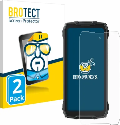 Produktbild von 2x Für Blackview BV7300 Schutzfolie BROTECT Displayschutz Display Schutz Folie Klar Transparent
