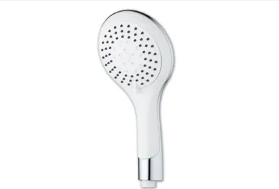 Produktbild von Handbrause Duschkopf chrom/weiß 5 Strahlarten