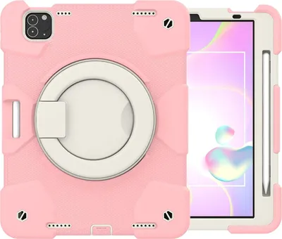 Produktbild von Tasche für iPad Mini 6 8.3" mit Ständer und Stylushalter Pink