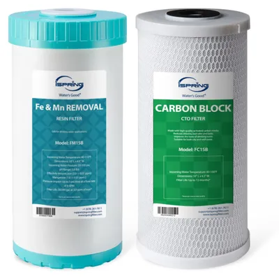 Hauswasser-Filterpatronen-Set 11,4 x 25,4 cm CTO-Kohleblock