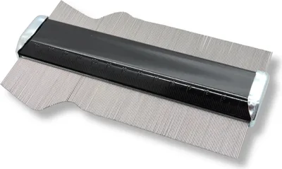 Produktbild von Shinwa 45002 Konturenlehre A, 150 mm, hochwertige Kopierlehre aus Edelstahl