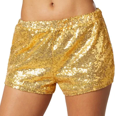 Produktbild von Pailletten-Shorts - gold, XXL