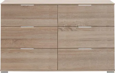 Produktbild von Schubladenkommode Easy Plus Kommode 130x41x83cm Farbe wählbar,Eiche Sägerau