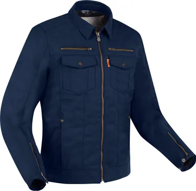 Produktbild von Segura Patrol Wasserdichte Motorrad Textiljacke, marineblau, 3XL