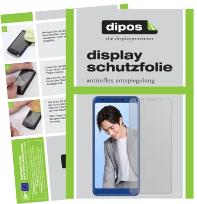 Produktbild von 2x Schutzfolie für Lenovo K5s matt Displayschutzfolie Folie Display Schutz dipos