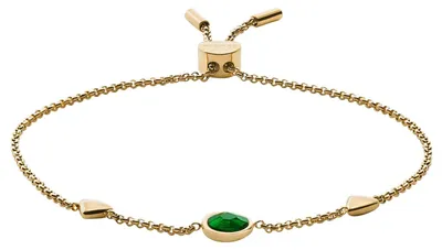 Produktbild von Skagen SKJ1859710 Damen Armband SOFIE SEA Edelstahl Gold grün 21,5 cm