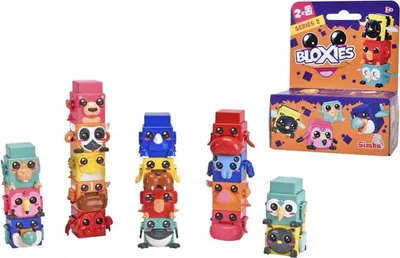 Obrázok produktu pre Hračky Bloxies séria 2 (balenie po 2 ks) (sortovaný tovar, 2 figúrky)