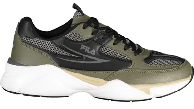 Image de Découvrir les chaussures de sport pour hommes en vert avec détails et lacets