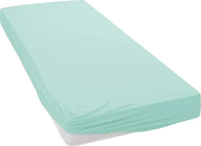 Produktbild von Janine Design Elastic-Jersey Spannbetttuch ELASTIC-JERSEY 5002 Farbe rauchgrün Größe 150x200 cm