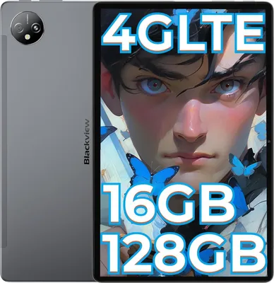 Zdjęcie produktu dla Blackview Tablet 10 cali Android 13, 16GB RAM + 128GB ROM (1TB TF), Tab80 Gaming Tablet, 4G LTE + 5G WiFi Tablet, 7680mAh Bateria, 13MP+8MP Aparat, Widevine L1/3.5mm Jack/Face ID/Octa-Core Tablet PC