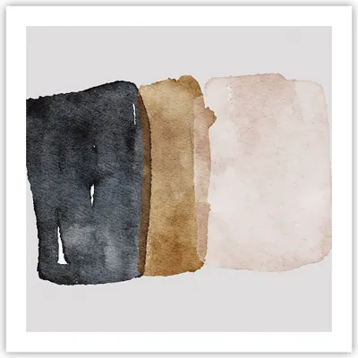 Produktbild von Poster - Poster ohne Rahmen - Abstraktion die Farben Aquarell - 60x60 cm - Wand Bild - Wanddeko - Wandbilder - Kunstposter - Wandposter - Bilder - Kunstdruck - Wanddekoration - P2XAC60x60-4947