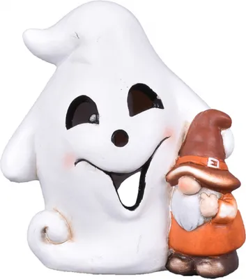 Obrázok produktu pre Nohel Garden Ghost HALLOWEEN so škriatkom na čajovú sviečku 15x9x16cm