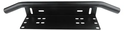 Immagine prodotto di Supporto per targa in alluminio nero, adatto per fuoristrada, dimensioni 60x12x9 cm