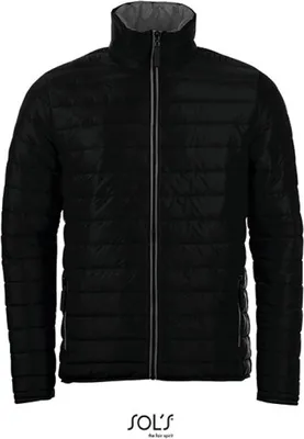 Produktbild von SOLs 01193 | Mens Light Padded Jacket Ride - Farbe: Black - Größe: XXL