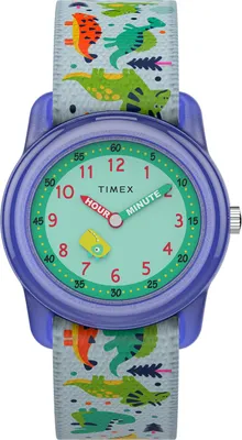 Produktbild von Timex Time Machines TW7C77300 Kinder-Armbanduhr, elastisches Gewebeband, 29 mm