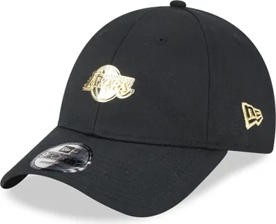 Produktbild von New Era 9FORTY Strapback Cap Los Angeles Lakers Metall Logo black