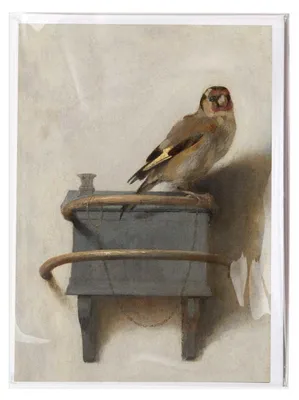 Produktbild von Museum Webshop – Dubbele kaart met enveloppe, Carel Fabritius, Het Puttertje