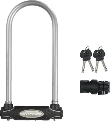 Produktbild von Master Lock Bügelschloss 8195LW Grau 13 mm x 280 mm x 110 mm - hohe Diebstahl....