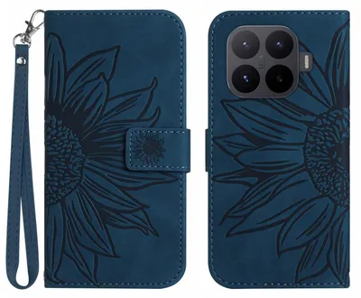 Produktbild von Coverup Sonnenblumen Klapphülle - Xiaomi 17T Hülle - Dunkelblau