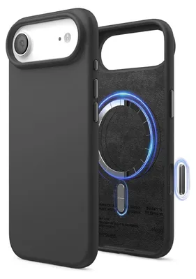 Produktbild von Elago MagSafe Silikon Case für iPhone Air - Schwarz