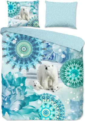 Zdjęcie produktu dla Muller Textiles 30952.20.28, Koc do nakrycia w zestawie, Poszewka na poduszkę dołączona