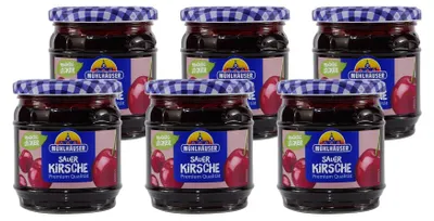 Produktbild von Mühlhäuser Sauerkirsch Konfitüre (8 x 450g)