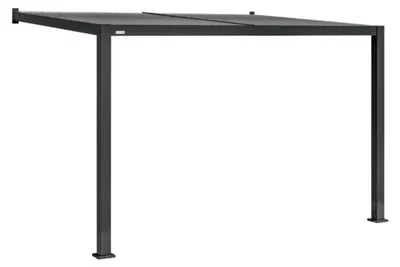 Zdjęcie produktu dla Sojag Hana 1013 – aluminiowa konstrukcja zadaszeniowa do tarasu z dachem lamelowym, 3 x 4 m