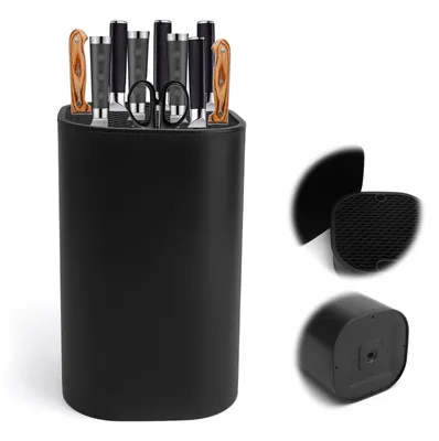 Image de Omgoods - Bloc de rangement universel pour couteaux, sans couteaux, avec 21 emplacements