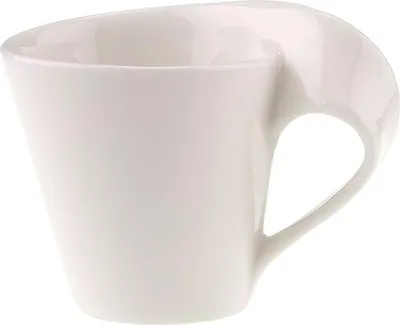Zdjęcie produktu dla Villeroy & Boch NewWave Caffè zestaw 6 filiżanek do espresso 80ml biała porcelana