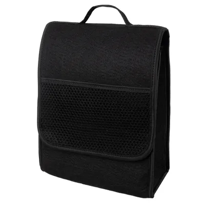 Produktbild von Kofferraumtasche Rustchfest Größe L Robust Meshtasche Filz Schwarz für mehr Ordnung im Auto 24808