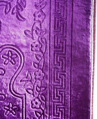Moslimské modlitebné koberce, islamské turecké modlitebné koberce, moslimské modlitebné koberce pre ženy a mužov Seccade Purple