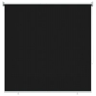 Image de Store extérieur vidaXL, protection UV 90 %, noir, 140 x 140 cm, HDPE