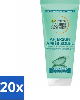 Produktbild von Garnier - Ambre Solaire - After-Sun-Milch - Reisegröße - 100 ml - Vorteilspack - 20 Stücke