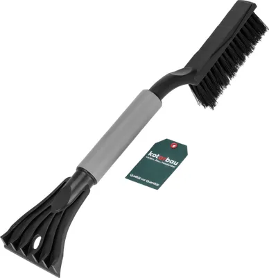 Immagine prodotto di KOTARBAU® Raschiaghiaccio per auto con scopa da neve Premium ABS 50cm antiscivolo Caldo Soft Grip Raschia parabrezza Raschia neve auto Scopa da neve Raschiaghiaccio auto lungo per finestre e finestrini auto