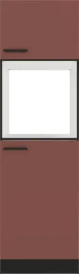 Produktbild von Optifit Backofen/Kühlumbauschrank für 88er Einbaukühlschrank Nizza407 BxTxH 60 x 57,1 x 206,8 cm rostrot matt zerlegt An