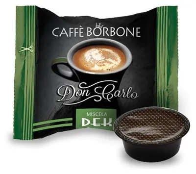 Immagine prodotto di Caffè Borbone Don Carlo Miscela Verde/Dek Capsule caffè 100 pz