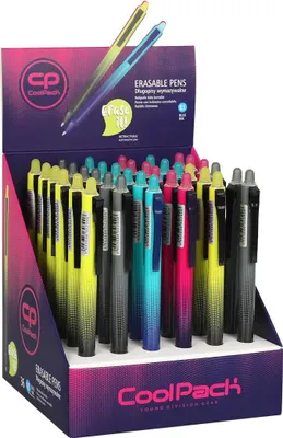 Zdjęcie produktu dla Długopis Automatyczny CoolPack Gradient Dark P36 - Wyjątkowy i Wygodny! Idealny do tworzenia bezbłędnych notatek. Zmień swoje pisanie na lepsze dzięki innowacyjnemu, wymazywalnemu designowi!