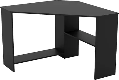 Produktbild von Furniture24 Schreibtisch Rino Eckschreibtisch Arbeitstisch Büro Schwarzer Onyx