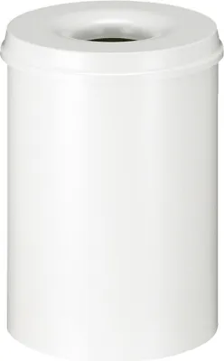 Produktbild von Feuerlöschender Papierkorb 30 Liter - Weiß