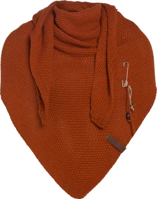 Produktbild von Knit Factory Coco Dreiecksschal - Terra - 190x85 cm