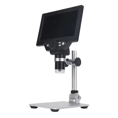 Produktbild von 7in LCD Digitales Mikroskop,1080P Digitales Mikroskop,LCD Digitales Münzmikroskop,Digitales Mikroskop mit 8 einstellbaren LED Lichtern,1200X Digitales Mikroskop,USB Mikroskop