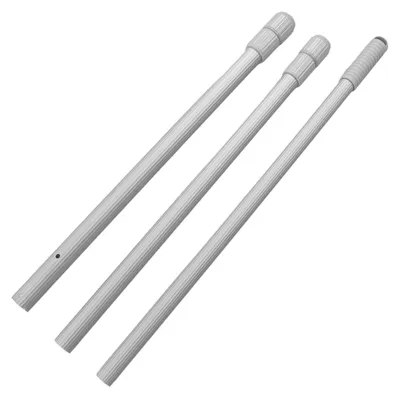 Zdjęcie produktu dla Drążek basenowy, teleskopowy, pogrubiony drążek czyszczący ze stopu aluminium do siatki skimmingowej, rozciągnięty 192 cm