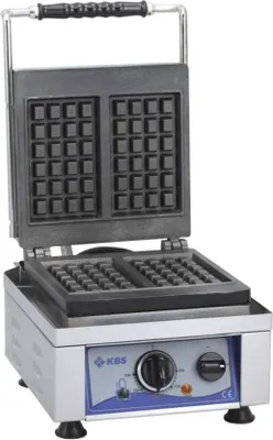 Immagine prodotto di Ferro per waffle KBS con piastra intercambiabile per 2x waffle 10,2x16,4x2,6 cm 230V