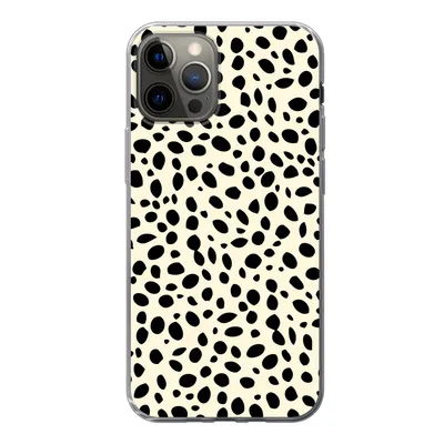 Produktbild von MuchoWow® Handyhülle Schutzhülle Hülle für iPhone 13 Pro Tiermuster - Punkte - Panther Silikon Softcase Handy Hülle - Handy-Tasche