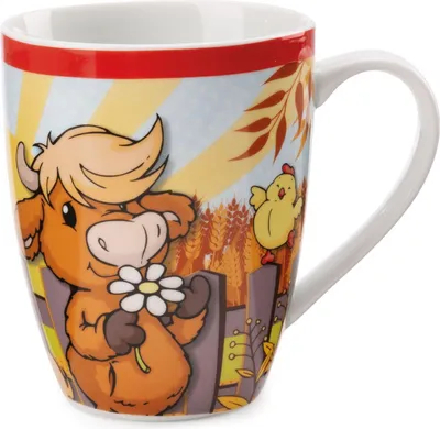 Zdjęcie produktu dla NICI 61121, Pojedyńczy, 0,31 l, Wielobarwny, Porcelana, Kubek, Uniwersalne