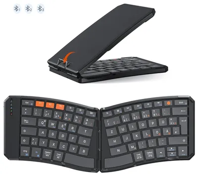 Imagen del producto de Teclado Bluetooth plegable. Compacto, inalámbrico, delgado, portátil y ideal para viajar